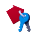 Keys icon fourth step transparent